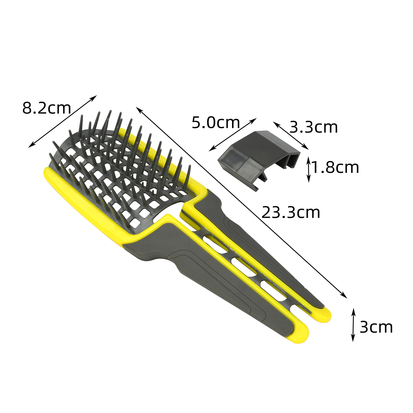 Hair styling artifact: Fluffy comb, multifunctional scalp massage comb, no hair sticking, anti-static hollow elastic comb, customized