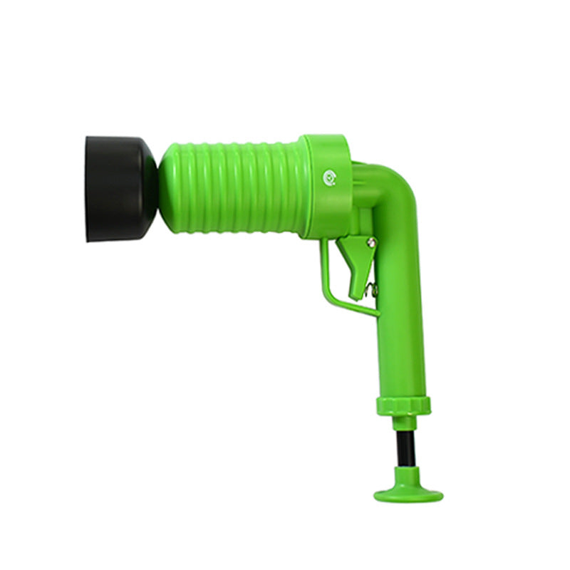 Toilet floor drain unclogger, one shot pipe unclogger, pneumatic manual unclogger, household drain pipe unclogger