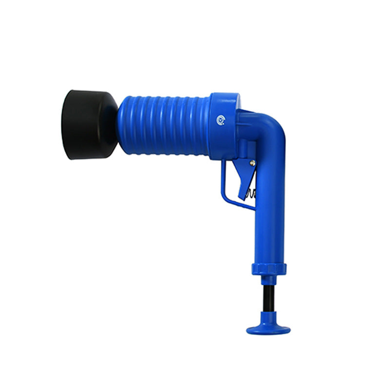 Toilet floor drain unclogger, one shot pipe unclogger, pneumatic manual unclogger, household drain pipe unclogger