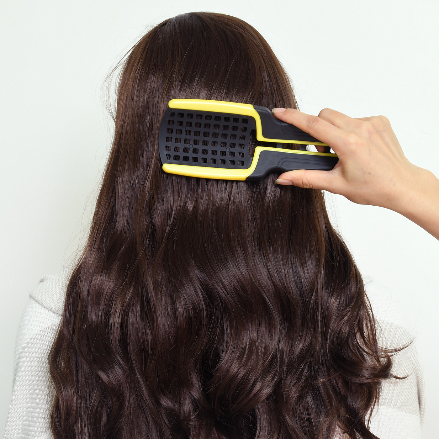 Hair styling artifact: Fluffy comb, multifunctional scalp massage comb, no hair sticking, anti-static hollow elastic comb, customized