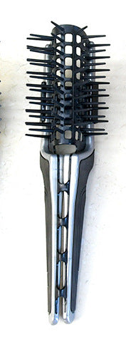 Cross border exclusive fluffy comb with multifunctional scalp massage function, no hair sticking, anti-static hollow elastic comb