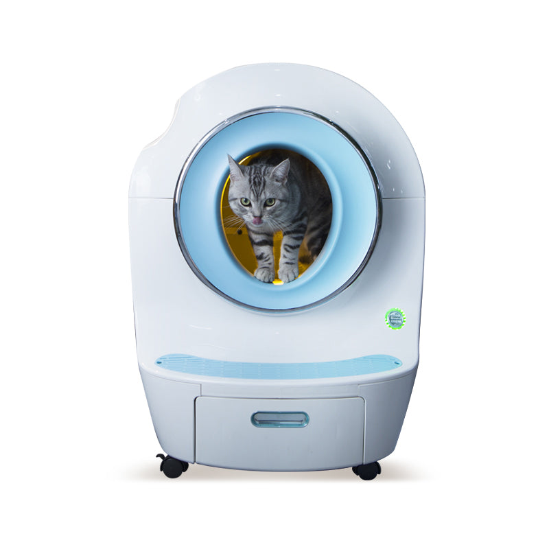 定制智能猫厕所全自动猫砂盆自动铲屎超大号防夹滚筒式大猫用杀菌（此單價為100件商品的金額）