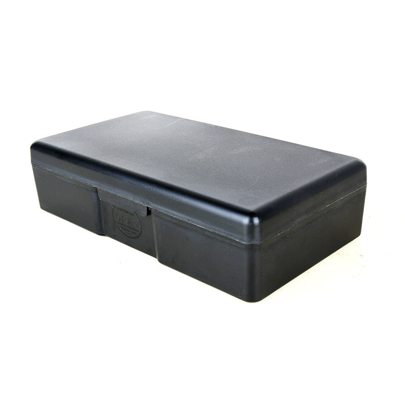 Long tool box, transparent plastic box, colorful small box with lid, desktop transparent storage box, fish accessory box