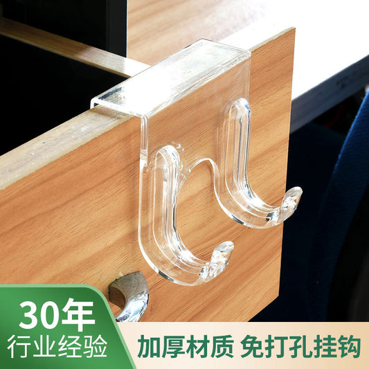 Powerful seamless suction cup hook can be reused. Creative thickened plastic hook for bathroom, bathroom, kitchen, no need to hit