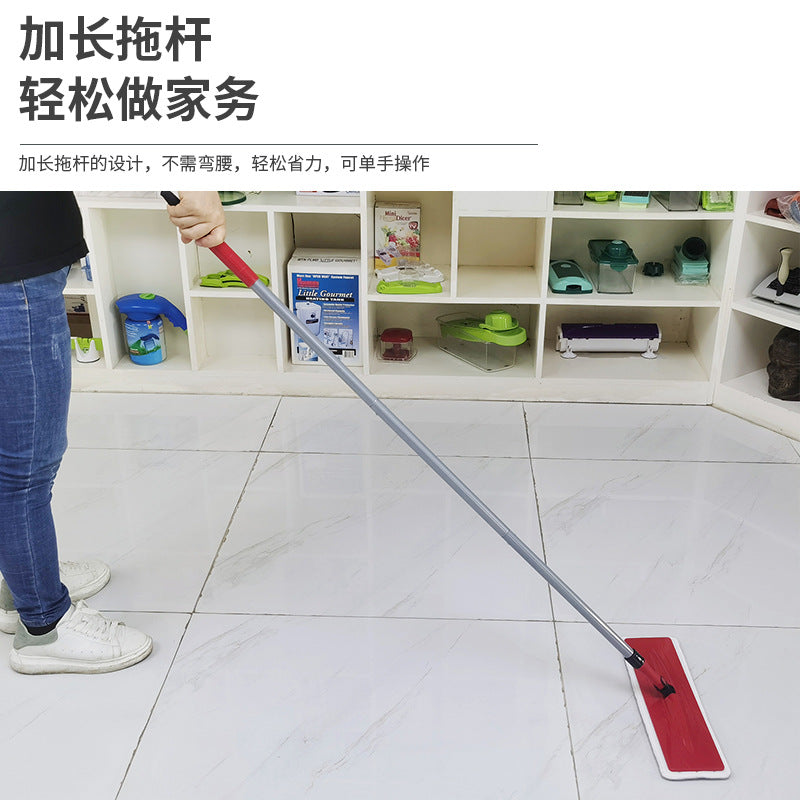 Household floor scrubber, rotating mop, wet and dry dual-use, absorbent mop, lazy flatbed mop