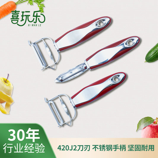 Soft rubber handle stainless steel kitchen planer