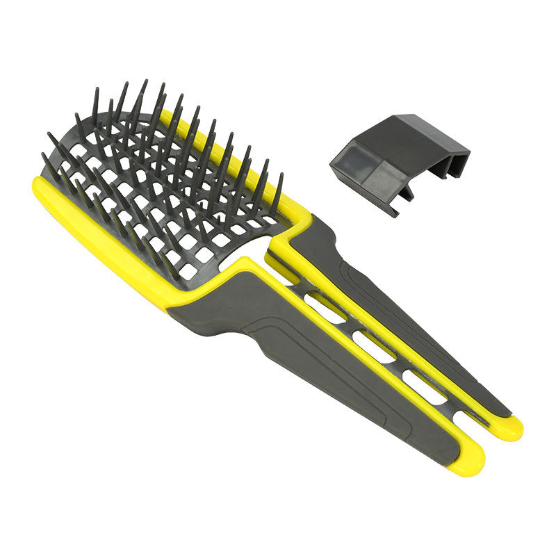 Hair styling artifact: Fluffy comb, multifunctional scalp massage comb, no hair sticking, anti-static hollow elastic comb, customized